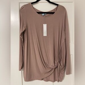 NWT VICI - She + Sky Long Sleeve Knot Top